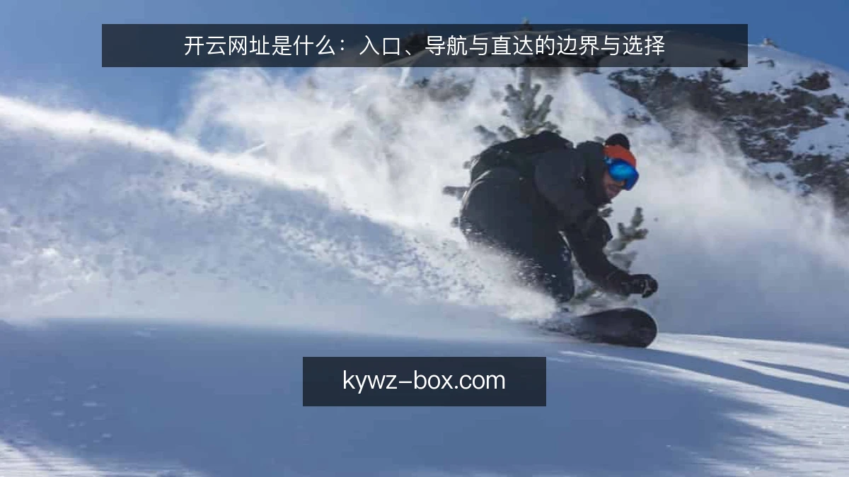 开云网址是什么：入口、导航与直达的边界与选择