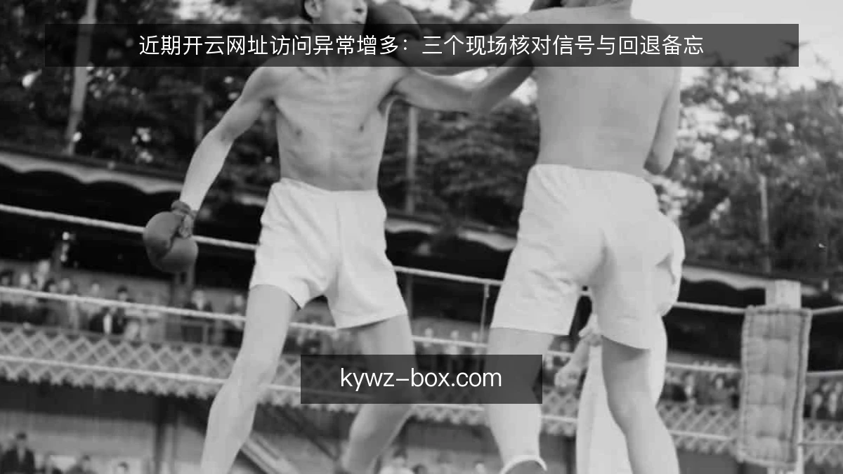 近期开云网址访问异常增多：三个现场核对信号与回退备忘