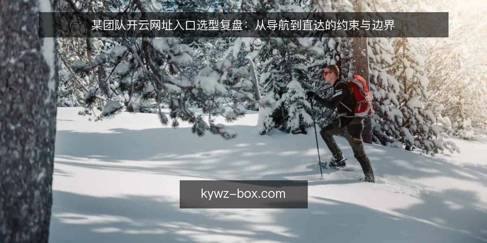 某团队开云网址入口选型复盘：从导航到直达的约束与边界 — 场景与约束：访问路径为什么需要选型 配图